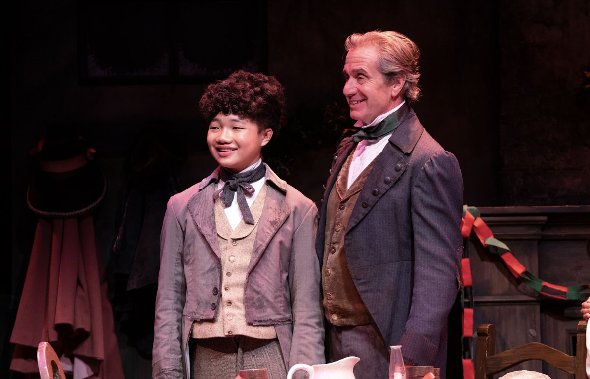 CAPTURING THE SPIRIT: Sophomore Matthew Chan brings Christmas spirit to life through the South Coast Repertory’s annual production of “A Christmas Carol.”